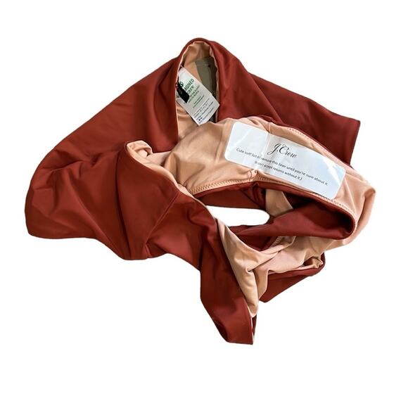 J.Crew High Rise Bikini Bottom, Women’s, Size 3X, Rust Red - Picture 3 of 5